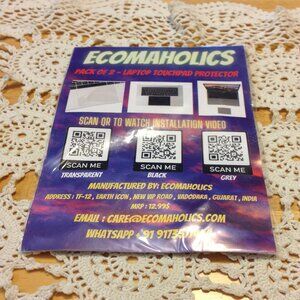Laptop touchpad protector, pack of 2, Ecomaholics